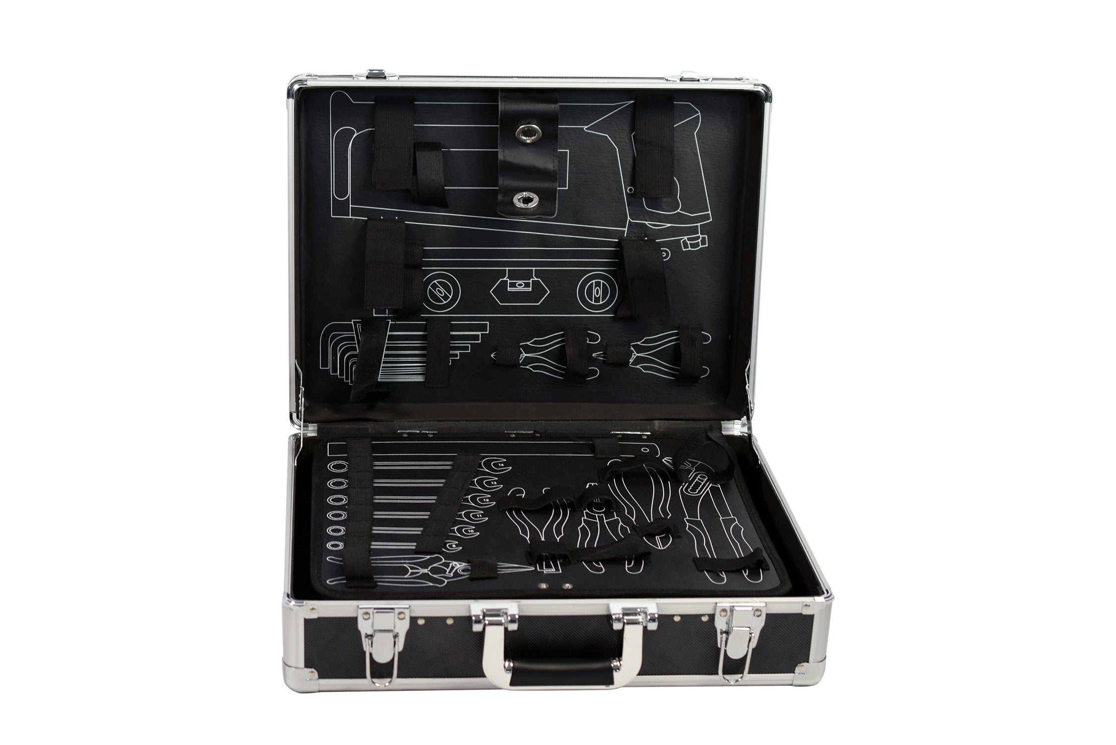 TECH-CRAFT Werkzeugkoffer 130 tlg. Heimwerker-Set Werkzeugtasche Werkstattkoffer