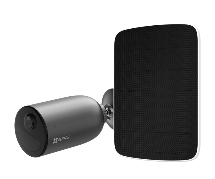 EZVIZ EB3 Solar Panel F Set, kabellose Smart-Home-Kamera mit Akkubetrieb